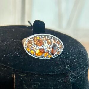 RARE**Authentic Brighton Crystal Voyage Ring